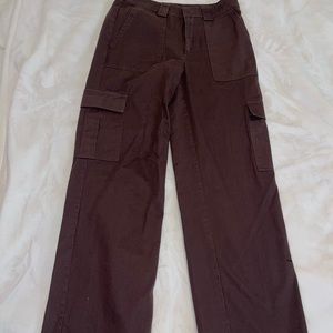 Brown cargo, jean pants